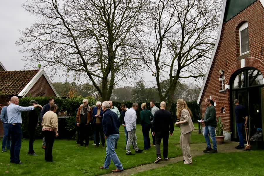 De woonboerderij van Marja Op de Weegh en haar man.