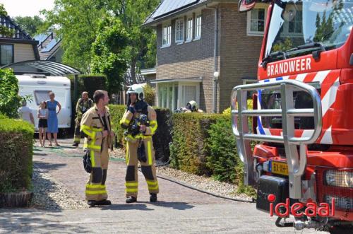 Struiken in brand in Vorden (17-06-2023)