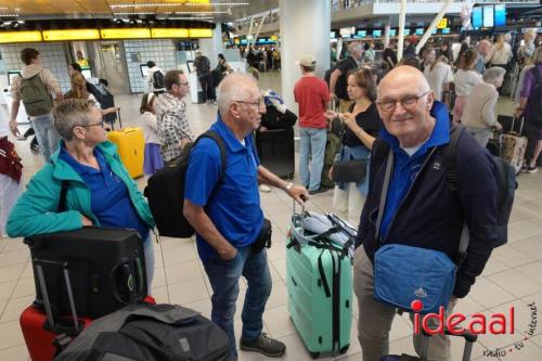 Folkloristische dansgroep De Iesselschotsers naar Estland