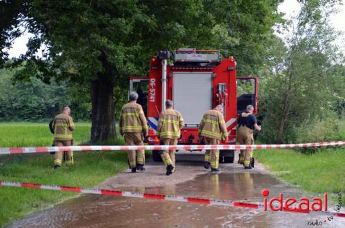 Waterleiding gesprongen in buitengebied Vorden (04-06-2024)