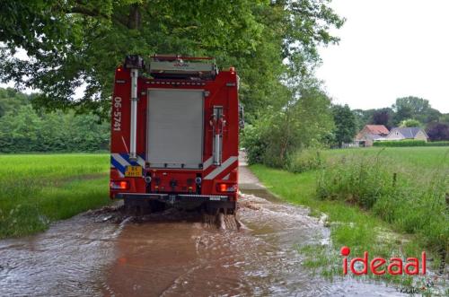 Waterleiding gesprongen in buitengebied Vorden (04-06-2024)