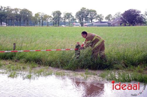 Waterleiding gesprongen in buitengebied Vorden (04-06-2024)