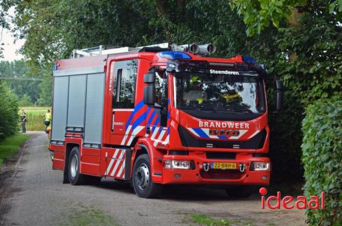 Uitslaande stalbrand in Wichmond (11-07-2024)