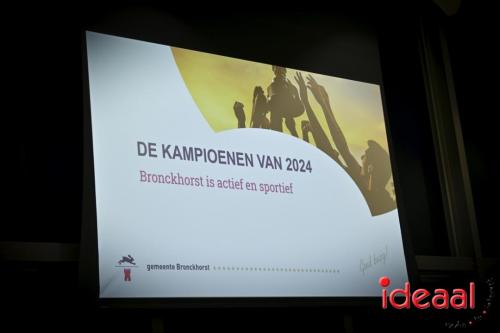 Vrijwilliger van het jaar en Kampioenen Bronckhorst (29-01-2025)