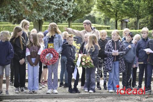 Herdenking vliegtuigcrash wellington in Halle (31-08-2023)