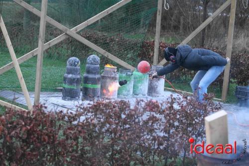 Carbidschieten - familie Hissink in Velswijk (31-12-2023)