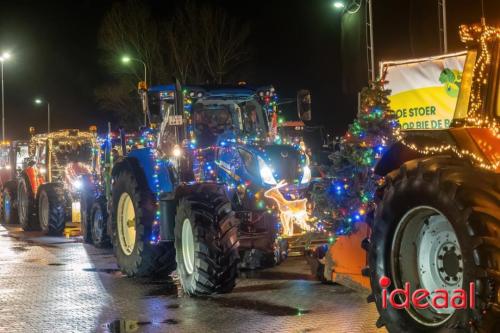 Verlichte trekker kerst-route door de Achterhoek (22-12-2023)