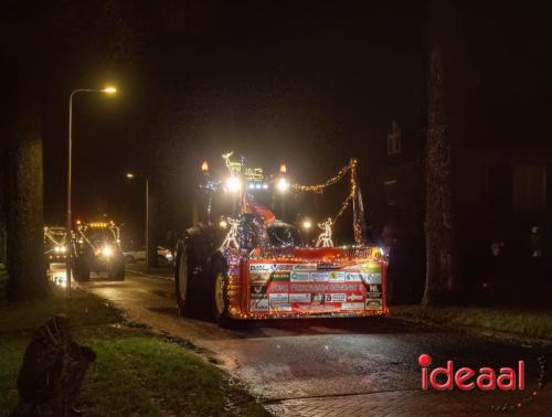 Verlichte trekker kerst-route door de Achterhoek (22-12-2023)