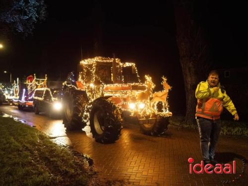 Verlichte trekker kerst-route door de Achterhoek (22-12-2023)