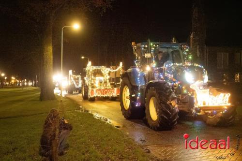 Verlichte trekker kerst-route door de Achterhoek (22-12-2023)