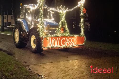 Verlichte trekker kerst-route door de Achterhoek (22-12-2023)