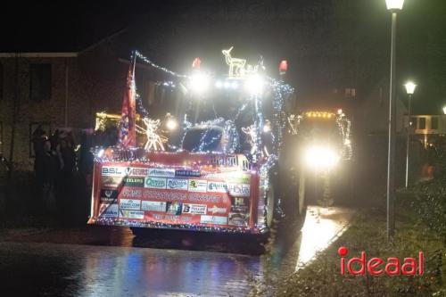 Verlichte trekker kerst-route door de Achterhoek (22-12-2023)