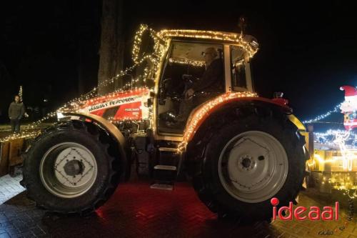 Verlichte trekker kerst-route door de Achterhoek (22-12-2023)