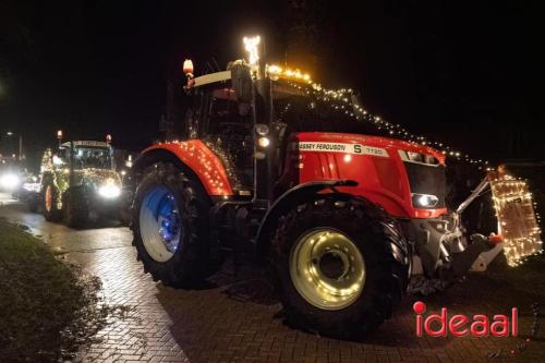 Verlichte trekker kerst-route door de Achterhoek (22-12-2023)