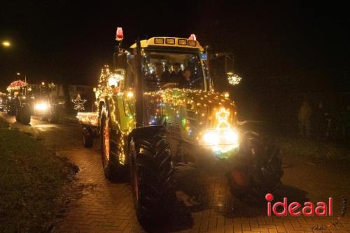 Verlichte trekker kerst-route door de Achterhoek (22-12-2023)