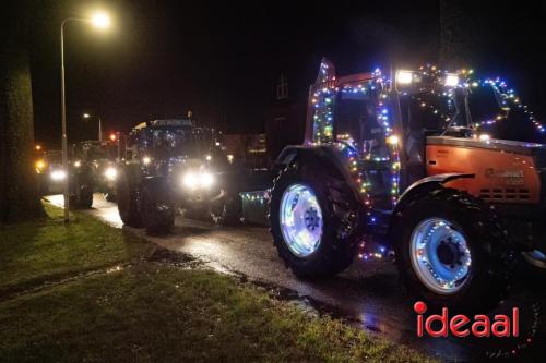 Verlichte trekker kerst-route door de Achterhoek (22-12-2023)