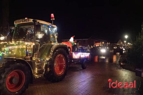 Verlichte trekker kerst-route door de Achterhoek (22-12-2023)