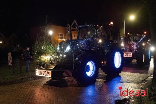 Verlichte trekker kerst-route door de Achterhoek (22-12-2023)