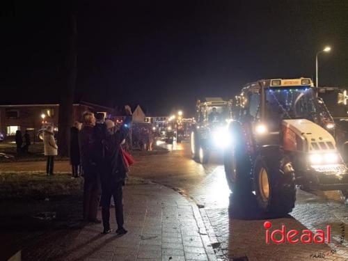 Verlichte trekker kerst-route door de Achterhoek (22-12-2023)