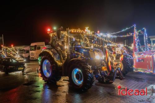 Verlichte trekker kerst-route door de Achterhoek (22-12-2023)