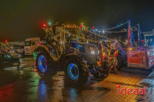 Verlichte trekker kerst-route door de Achterhoek (22-12-2023)