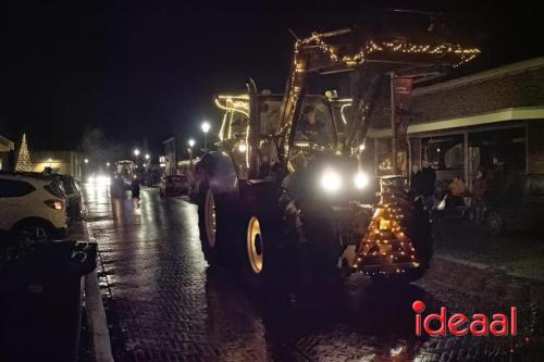 Verlichte trekker kerst-route door de Achterhoek (22-12-2023)