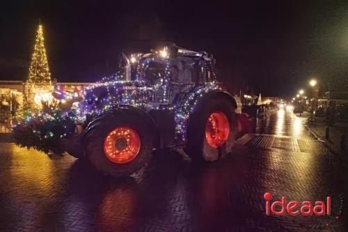 Verlichte trekker kerst-route door de Achterhoek (22-12-2023)