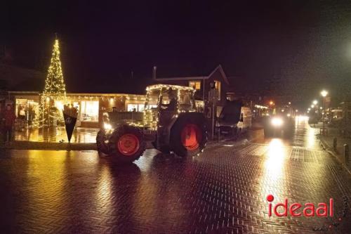 Verlichte trekker kerst-route door de Achterhoek (22-12-2023)