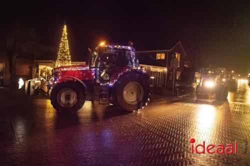 Verlichte trekker kerst-route door de Achterhoek (22-12-2023)