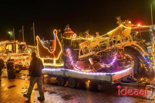 Verlichte trekker kerst-route door de Achterhoek (22-12-2023)