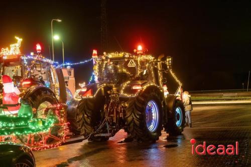 Verlichte trekker kerst-route door de Achterhoek (22-12-2023)