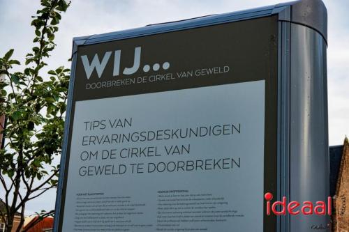 Tentoonstelling: WIJ doorbreken de cirkel van geweld (01-08-2023)