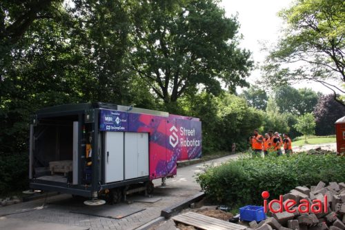 Machinaal straten in Ulft (10-07-2025)