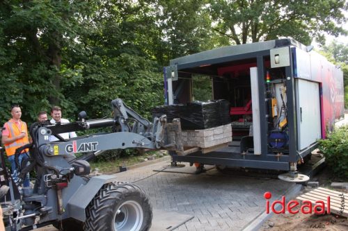 Machinaal straten in Ulft (10-07-2025)