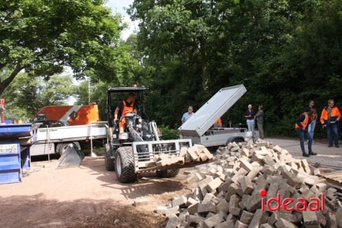 Machinaal straten in Ulft (10-07-2025)