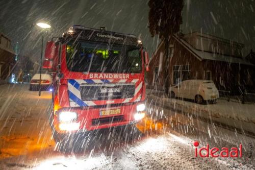 Ongeval door sneeuwval in Ulft (22-11-2024)